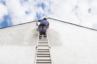 Peinture extérieure à la Fresnaie-Fayel — façades et ravalement